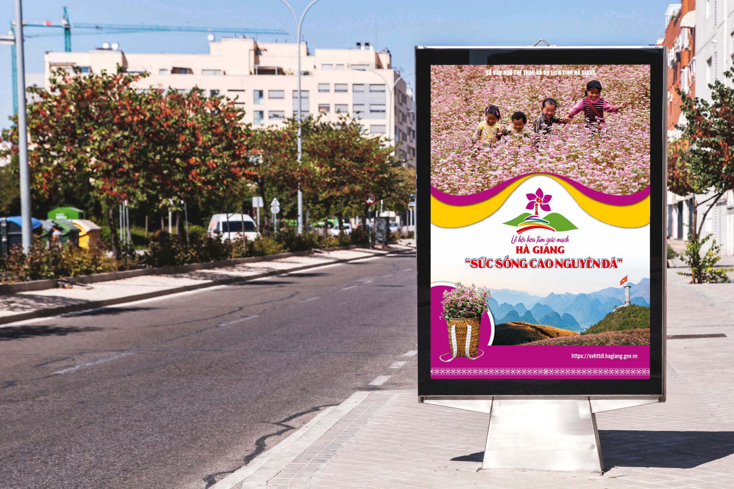 MH POSTER LỄ HỘI HOA TAM GIÁC MẠCH